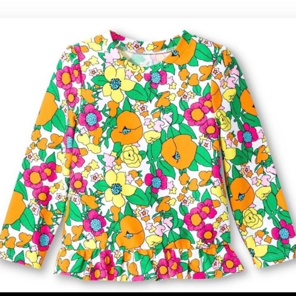 Circo Rashguard with Ruffle Size 5T
